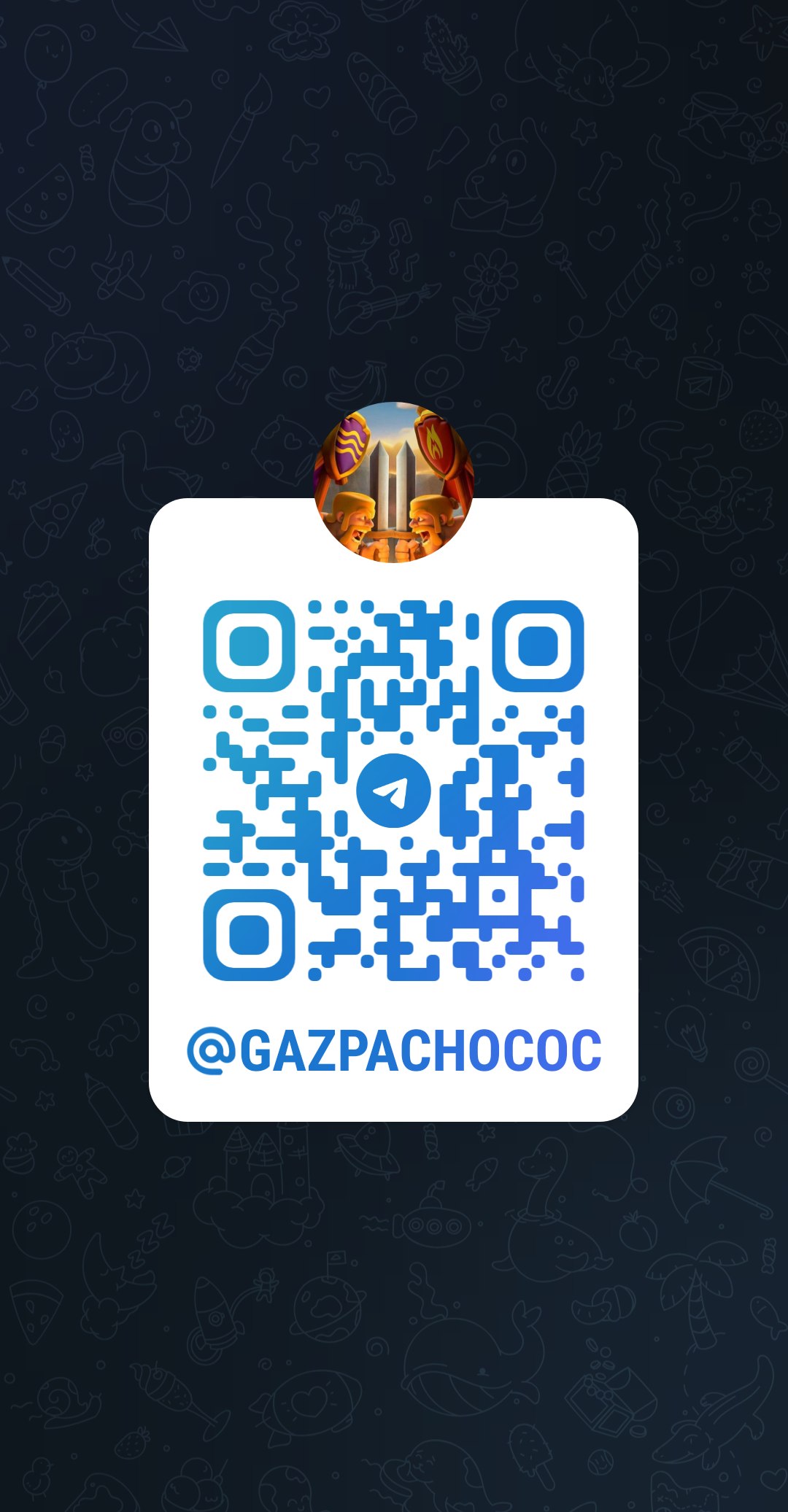 QR del Canal de difusión Telegram